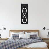Symbol Double Infinity Leinwanddruck (Insitu (Schlafzimmer))
