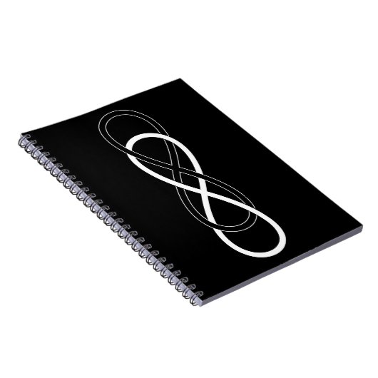 Symbol Double Infinity Notizblock (Rechte Seite)