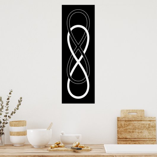 Symbol Double Infinity Poster (Küche)
