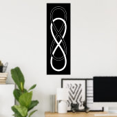 Symbol Double Infinity Poster (Heimbüro)