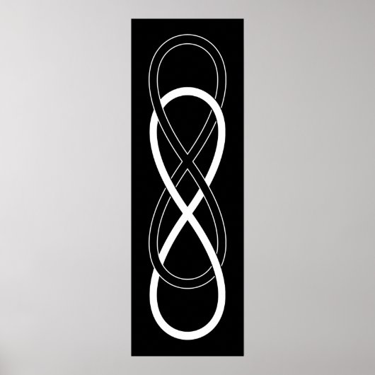Symbol Double Infinity Poster (Vorne)