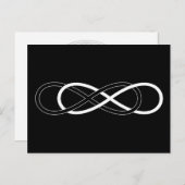 Symbol Double Infinity Postkarte (Vorne/Hinten)