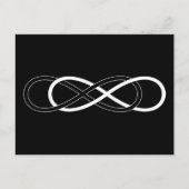 Symbol Double Infinity Postkarte (Vorderseite)