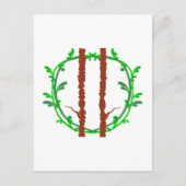 Symbol Druiden druids Postkarte (Vorderseite)