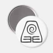 Symbol Erde Magnet (Vorderseite/Rückseite)