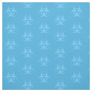 Symbol-Fabric Pastel Blue Biogefährdung Stoff