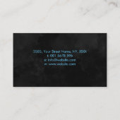 Symbol-Feather der Unendlichkeit - Spritzer-Geschä Visitenkarte (Rückseite)