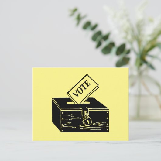 Symbol: Feld "Ballot" Postkarte (Stehend Vorderseite)