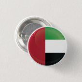 Symbol-Flagge der Arabischen Emirate Button (Vorne & Hinten)