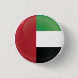Symbol-Flagge der Arabischen Emirate Button