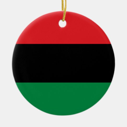 Symbol für afrikanische Flagge & Unia / Kwanzaa Keramik Ornament (Vorne)