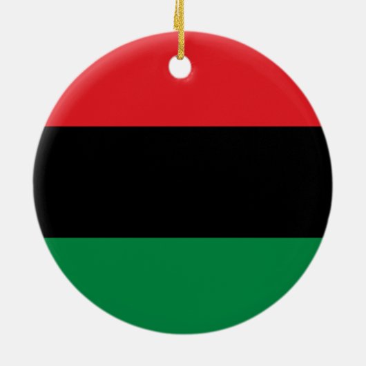 Symbol für afrikanische Flagge & Unia / Kwanzaa Keramik Ornament (Hinten)