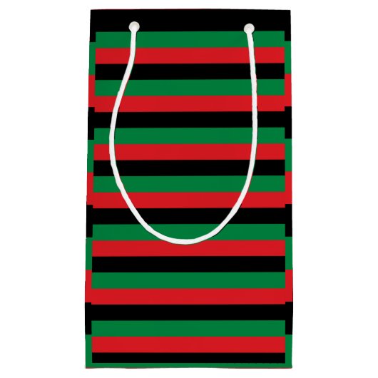 Symbol für afrikanische Flagge & Unia / Kwanzaa Kleine Geschenktüte (Vorderseite)