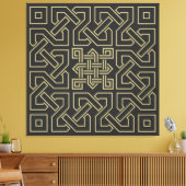 Symbol für arabische Kalligraphie Leinwanddruck (Insitu (Wohnzimmer))