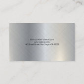 Symbol für Ärzte Visitenkarte (Rückseite)