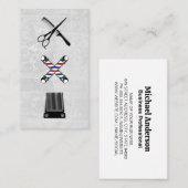 Symbol für Barbershop | Haarschnitt Visitenkarte (Vorne/Hinten)
