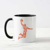 Symbol für Basketball-Hoops Tasse (Links)
