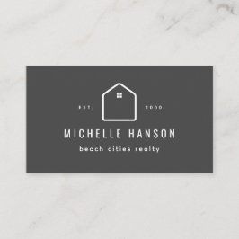 Symbol für benutzerdefiniertes Farbhaus Visitenkarte