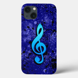 Symbol für blaue Musiknote Case-Mate iPhone Hülle
