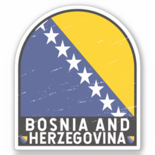 Symbol für Bosnien und Herzegowina Aufkleber