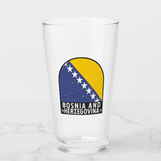 Symbol für Bosnien und Herzegowina Glas (Vorderseite)