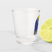 Symbol für Bosnien und Herzegowina Schnapsglas (Links)