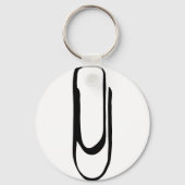 Symbol für Büroklammer Schlüsselanhänger (Vorderseite)