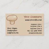 Symbol für Button-Mushroom Visitenkarte (Vorderseite)