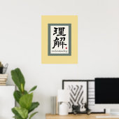 Symbol für Chinesisches Bildlauf Poster (Heimbüro)