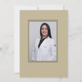 Symbol für Chiropractic Doctor Abschluss-Ankündigu Ankündigung (Rückseite)