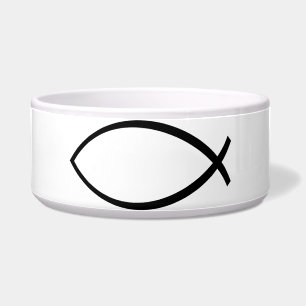 Symbol für christliche Fische (Ichthys) Napf