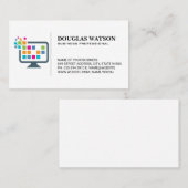 Symbol für Computertechnologie Visitenkarte (Vorne/Hinten)