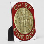 Symbol für das Brandschutzkommando Fotoplatte (Seite)