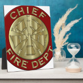 Symbol für das Brandschutzkommando Fotoplatte (Seite)