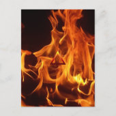 Symbol für das Element-Feuer Postkarte (Vorderseite)