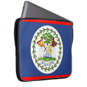 Symbol für das Flaggenland von Belize Laptopschutzhülle (Vorne Rechts)