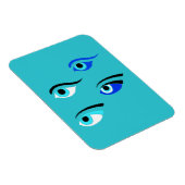 Symbol für das griechische Fischerboot böse Augen Magnet (Rechte Seite)