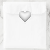 Symbol für das Herz im 3D-Stil Herz-Aufkleber (Tasche)