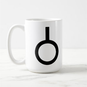 Symbol für das Neutrois-Geschlecht Kaffeetasse