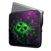 Symbol für das Risiko von giftigen Abfällen Laptopschutzhülle (Vorderseite Links)