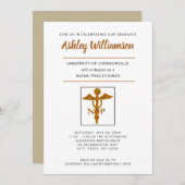 Symbol für den Abschluss des Krankenpflegers Ankündigung (Vorne/Hinten)