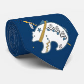 Symbol für den amerikanischen Weißbären Krawatte (Gerollt)