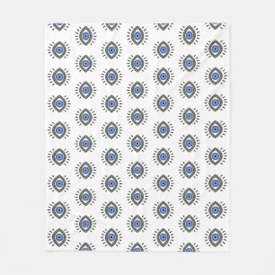 Symbol für den Augenschutz des Bösen, blaues Aug Fleecedecke