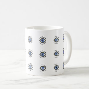 Symbol für den Augenschutz des Bösen, blaues Aug Kaffeetasse