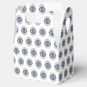 Symbol für den Augenschutz des Bösen, blaues Auge Geschenkschachtel (Geöffnet)