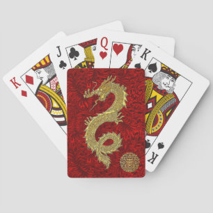 Symbol für den chinesischen Drachen Spielkarten