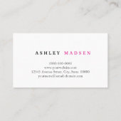 Symbol für den Scherenkomb - Klassischer Haarstil Visitenkarte (Rückseite)