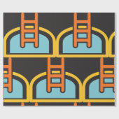 Symbol für den Swimmingpool Geschenkpapier (Flach)