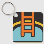 Symbol für den Swimmingpool Schlüsselanhänger (Vorderseite)