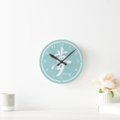 Symbol für den Traum Runde Wanduhr (Zuhause)